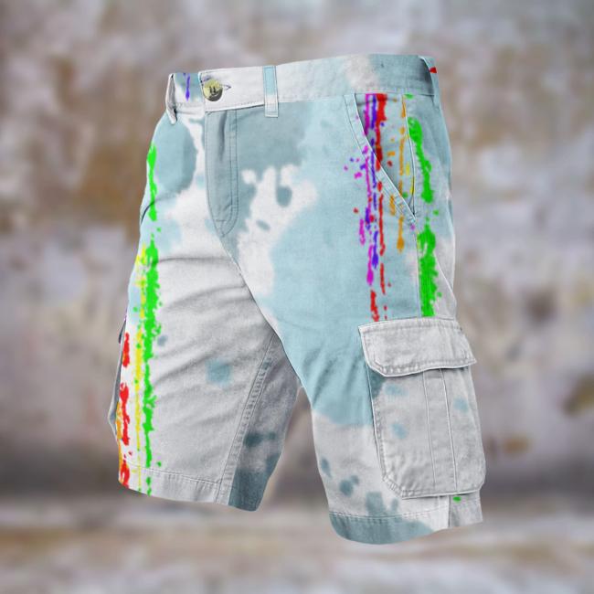 Preview: Cargohose mit Alec- Hose, lang oder kurz, bunt, 100% Polyester, Grösse S-5XL, fester Stoff, Normale Passform, Mischling, Mix, Deutscher Schäferhund